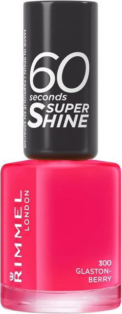 Rimmel 60 Seconds Super Shine Nail Polish 740 Clear – Quick Dry, Long-Lasting High Shine, 8ml