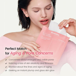 BIODANCE Bio-Collagen Hydrogel Face Mask – Korean Overnight Mask for Hydration & Glass Skin Look, 4 Pack