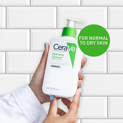 CeraVe Hydrating Cleanser 236ml – Face Wash with Hyaluronic Acid & Ceramides for Normal to Dry Sensitive Skin