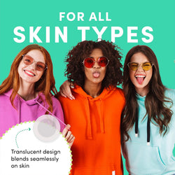 Dots for Spots Hydrocolloid Spot Patches – Translucent Blemish Stickers, Vegan & Cruelty-Free, 60 Pack