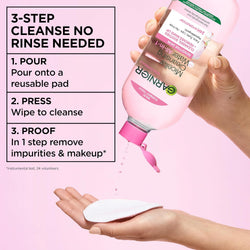 Garnier Micellar Water 700ml – All-in-One Face Cleanser & Makeup Remover for Sensitive Skin
