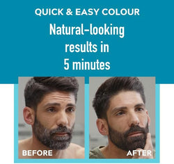 Just For Men Moustache & Beard Dye M45 Dark Brown – Grey Coverage Beard & Moustache Colour