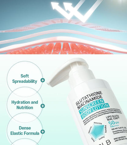 Glutathione Niacinamide Sunscreen Body Lotion
