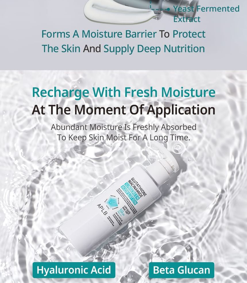 Glutathione Niacinamide Sunscreen Body Lotion