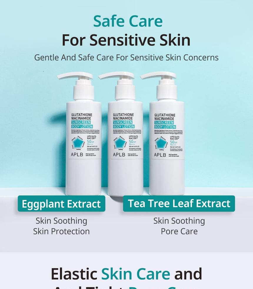 Glutathione Niacinamide Sunscreen Body Lotion