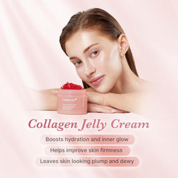 Medicube Collagen Jelly Cream with Niacinamide – Hydrating Firming Korean Face Moisturiser, 3.71 fl oz