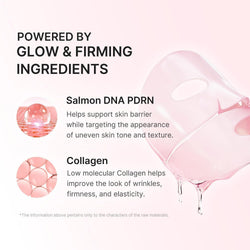 Medicube PDRN Pink Collagen Jelly Gel Mask – Salmon DNA Korean Overnight Face Mask, 28g x 4