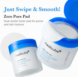 Medicube Zero Pore Pad 2.0 Toner Pads – AHA BHA Exfoliating Pore Care, 70 Pads