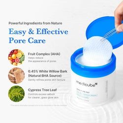 Medicube Zero Pore Pad 2.0 Toner Pads – AHA BHA Exfoliating Pore Care, 70 Pads