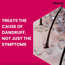 Nizoral Anti-Dandruff Shampoo with Ketoconazole – Itchy & Flaky Scalp Treatment, 60ml