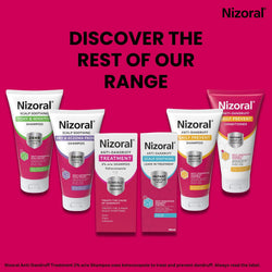 Nizoral Anti-Dandruff Shampoo with Ketoconazole – Itchy & Flaky Scalp Treatment, 60ml