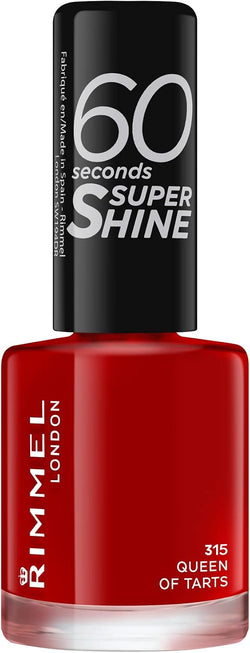 Rimmel 60 Seconds Super Shine Nail Polish 740 Clear – Quick Dry, Long-Lasting High Shine, 8ml