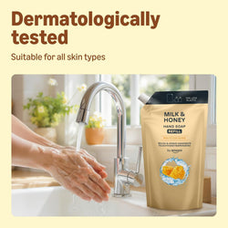 by Amazon Milk & Honey Hand Wash Refill – Moisturising Hand Soap, 2 x 1L (2L)