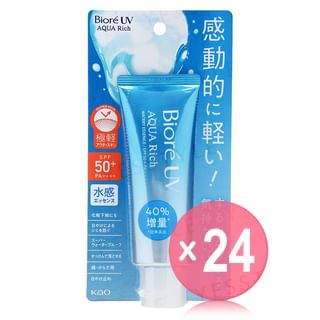 Biore UV Aqua Rich Watery Essence Sunscreen SPF 50+ PA++++ (x24) (Bulk Box)