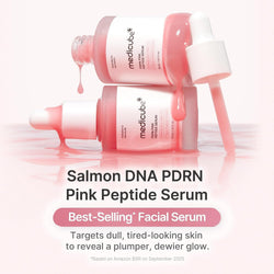 Medicube PDRN Pink Peptide Serum – Salmon DNA, Niacinamide Hydrating & Firming Korean Face Serum, 30ml